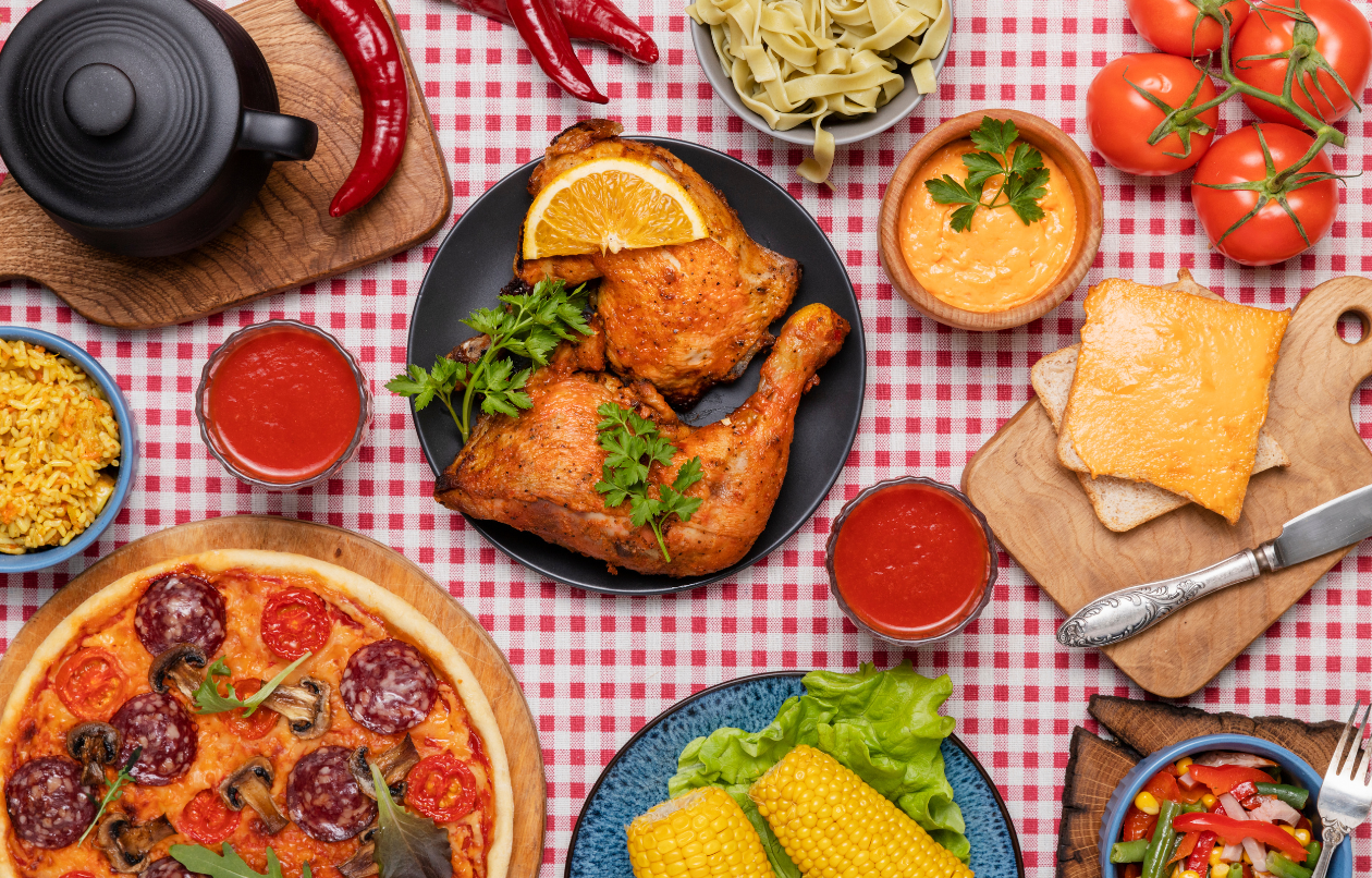 Healthy Picnic Spread